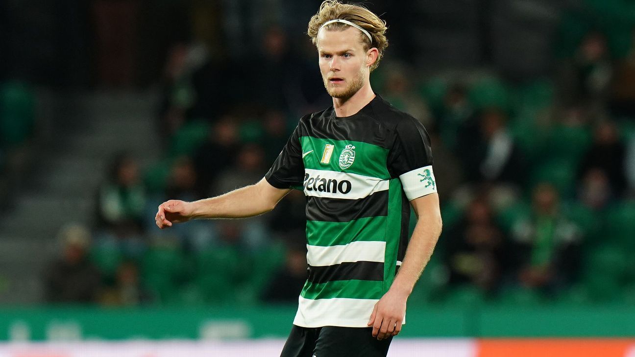 Manchester Rivals Set to Clash Over €80m Sporting Star Morten Hjulmand
