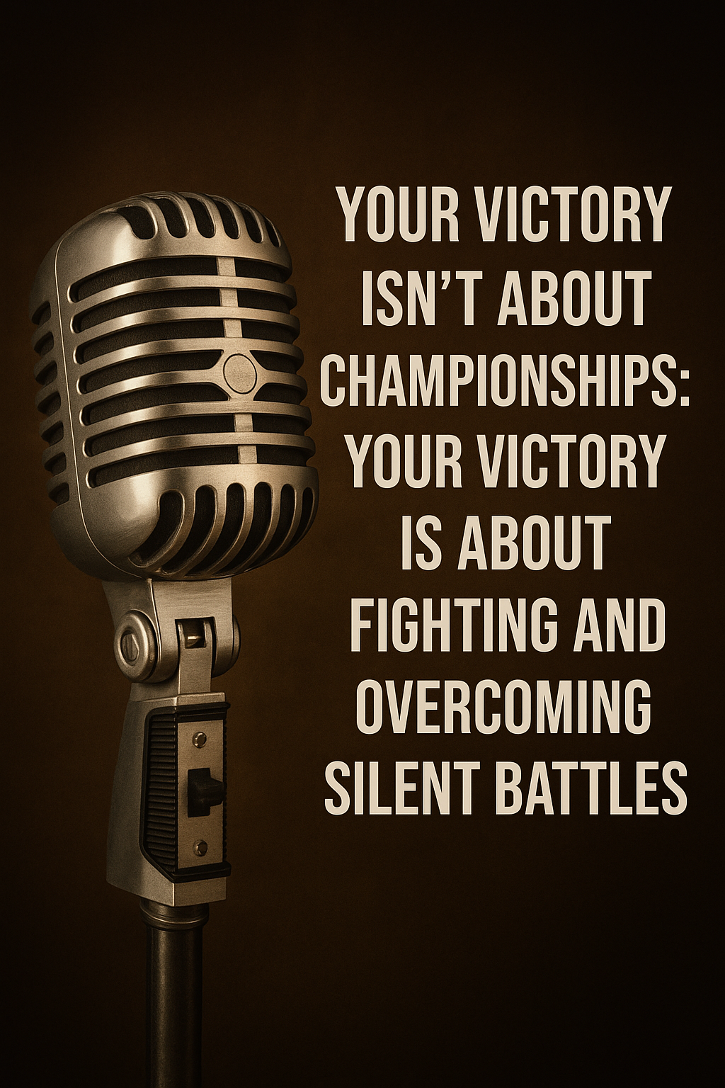 Your Victory Isn’t About Championships:: Your Victory Is About Fighting and Overcoming Silent Battles
