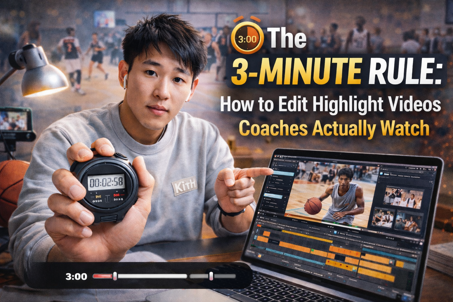 The 3-Minute Rule: How to Edit Highlight Videos Coaches Actually Watch