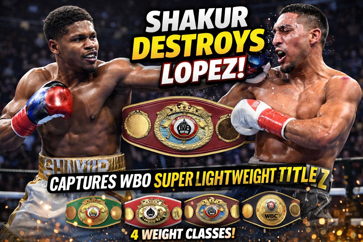 Shakur Stevenson Makes It Look Easy: Dominates Teofimo Lopez to Become Four-Division Champion