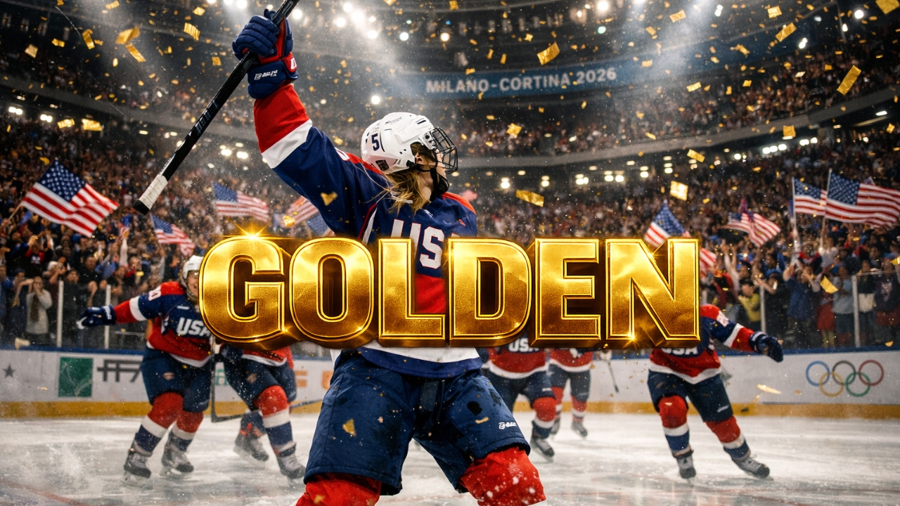 GOLDEN. GRITTY. UNSTOPPABLE.Team USA Defeats Canada 2-1 in Overtime to Capture Olympic Gold in Milan