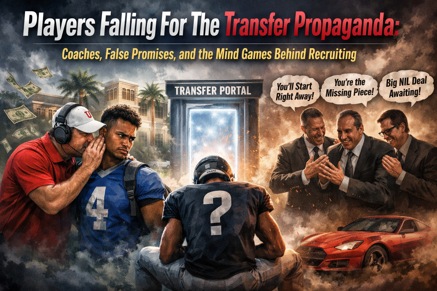 Players Falling For The Transfer Propaganda: Coaches, False Promises, and the Mind Games Behind Recruiting