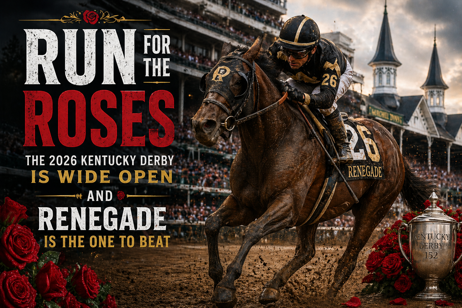 Run for the Roses — The 2026 Kentucky Derby Is Wide Open and Renegade Is the One to Beat