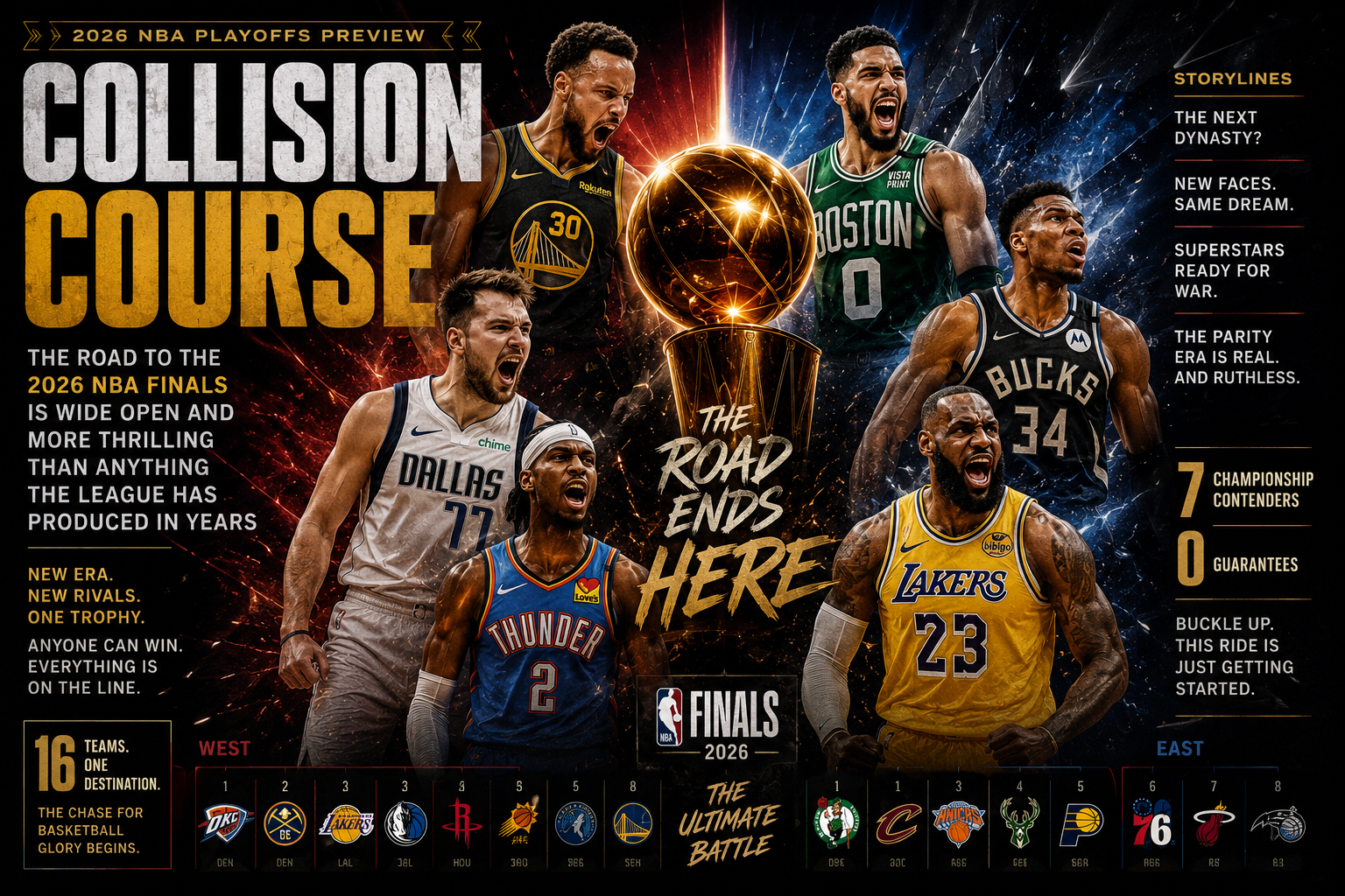 Collision Course: The Road to the 2026 NBA Finals Is Wide Open and More Thrilling Than Anything the League Has Produced in Years