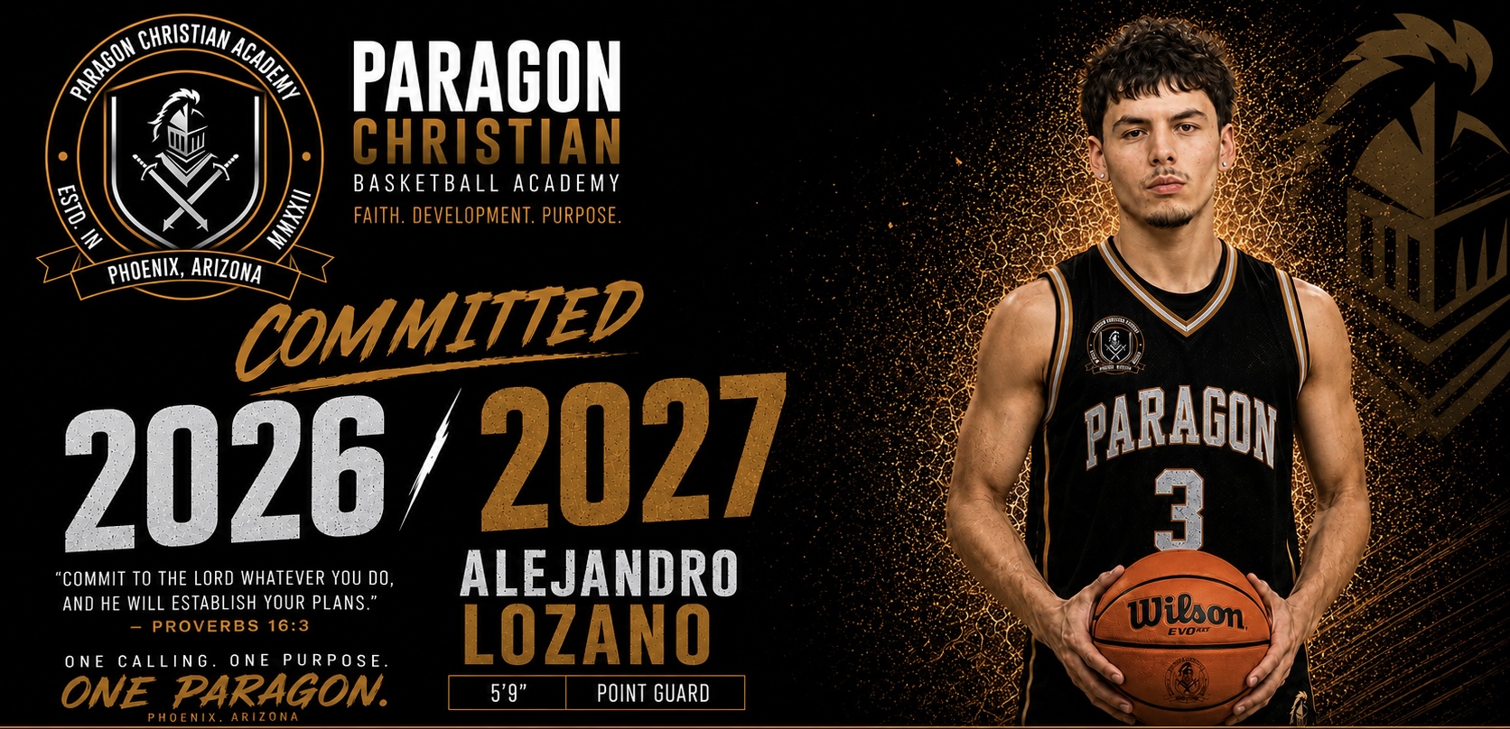 Committed to Growth: Alejandro Lozano Begins His Journey at Paragon Christian Academy