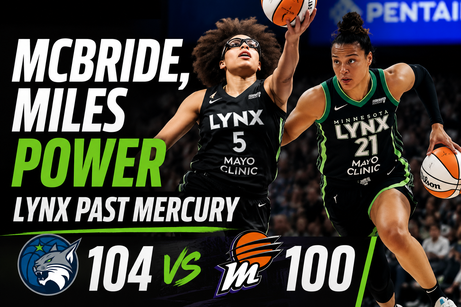 McBride, Miles Power Lynx Past Mercury 104-100