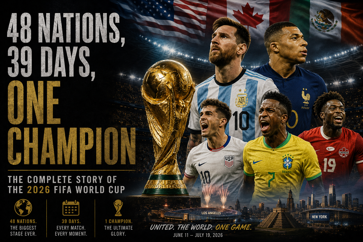 48 Nations, 39 Days, One Champion: The Complete Story of the 2026 FIFA World Cup