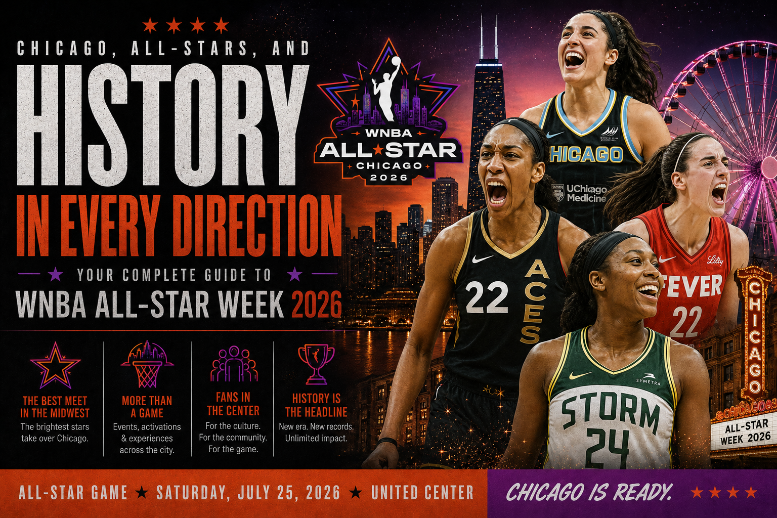 Chicago, All-Stars, and History in Every Direction: Your Complete Guide to WNBA All-Star Week 2026