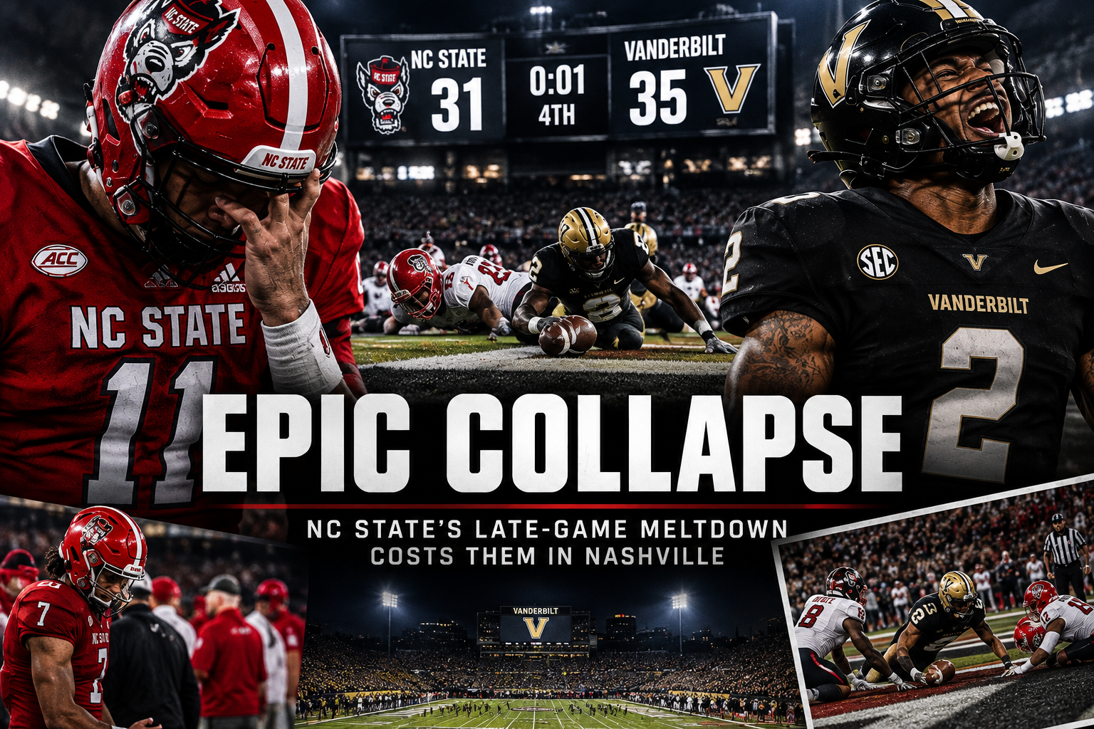NC State’s Collapse in Nashville: How the Wolfpack Had Multiple Chances to Avoid the Unthinkable