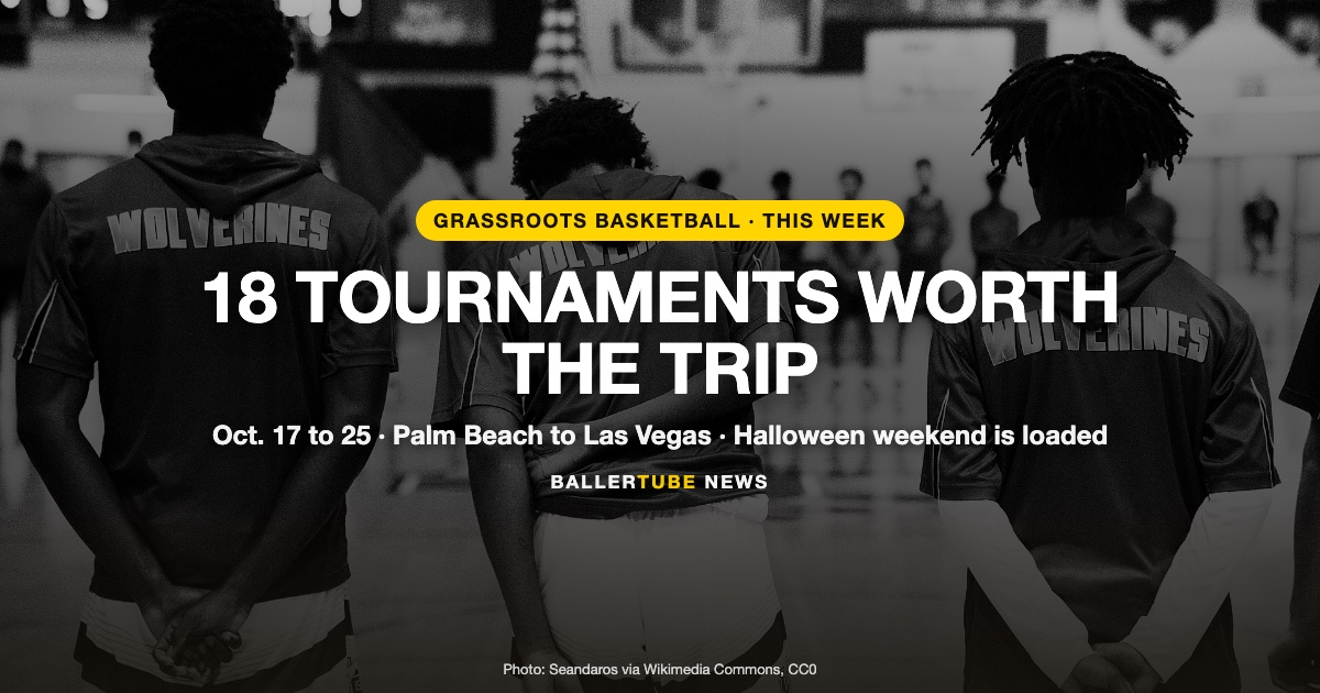 Youth Basketball Tournaments This Week: 18 Events, Oct. 17 to 25
