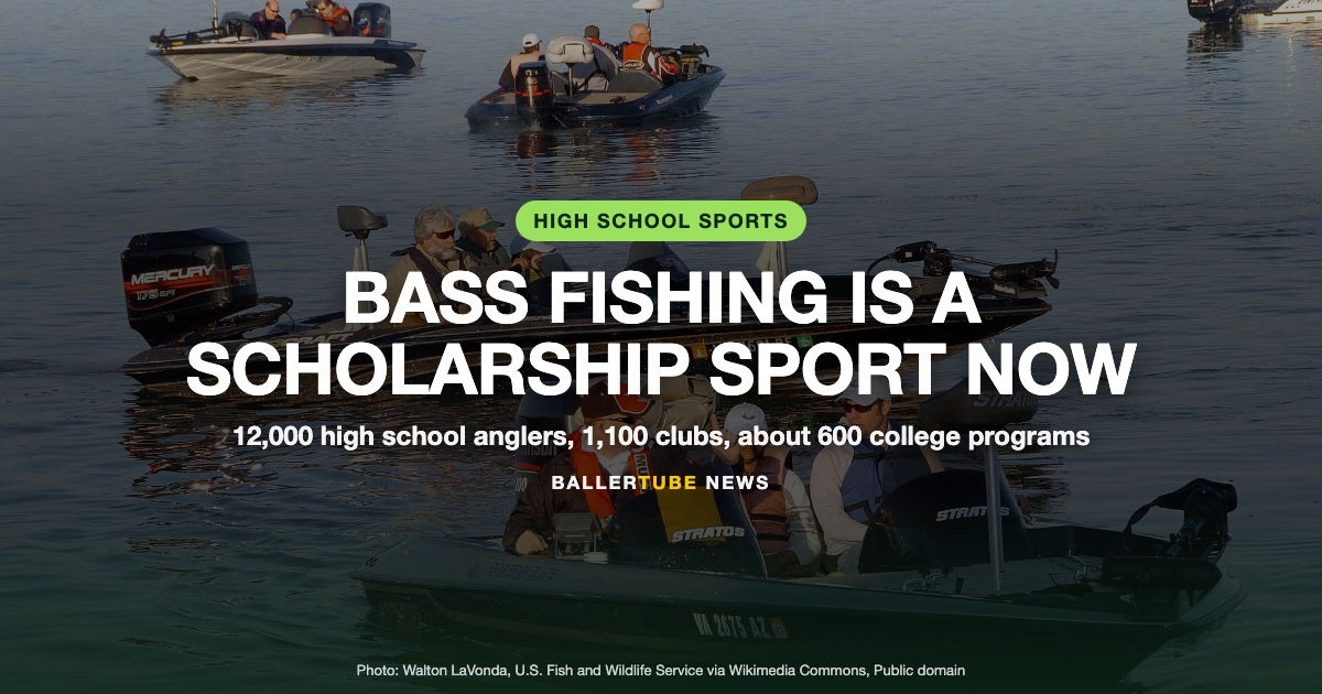 High School Bass Fishing Is Now a Scholarship Sport