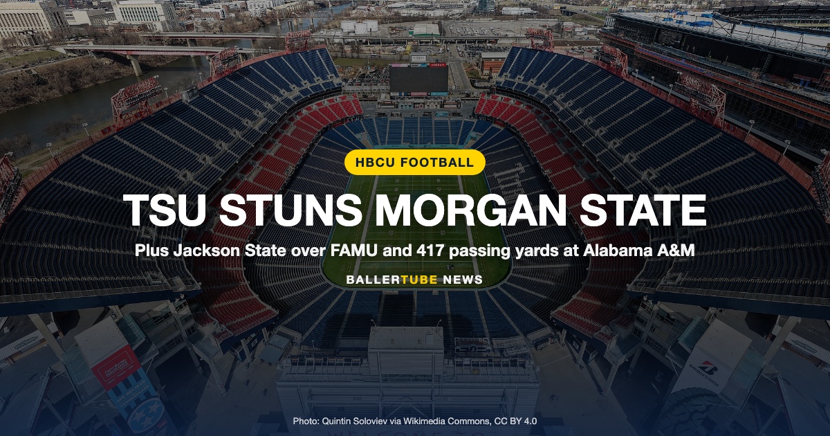 HBCU Football Results: Tennessee State Upsets Morgan State