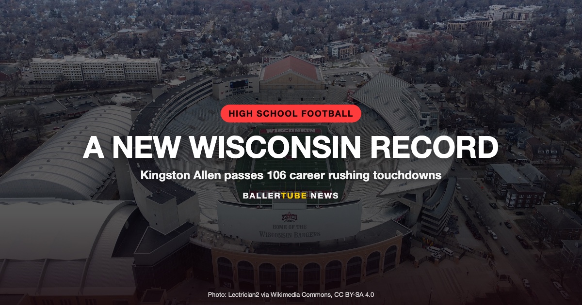 Kingston Allen Breaks Wisconsin Career Rushing TD Record