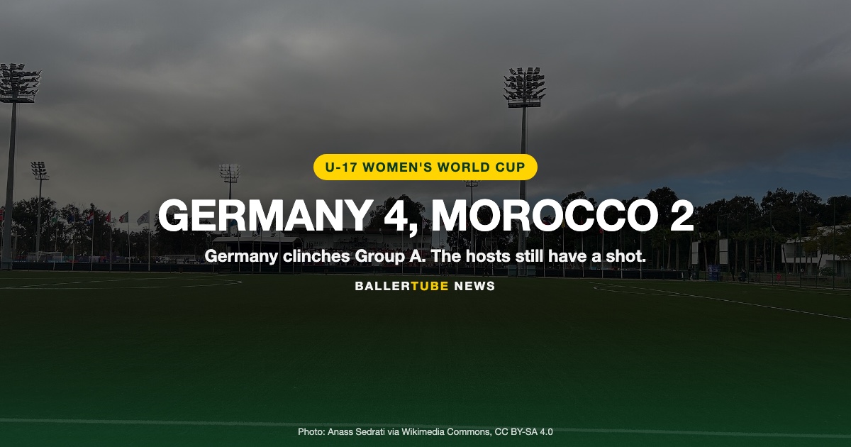 Germany Beats Host Morocco 4-2 at the U-17 Women's World Cup