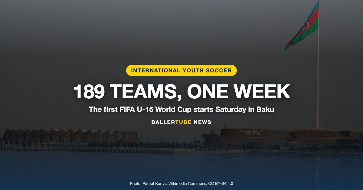 FIFA U-15 World Cup Kicks Off in Baku With 189 Teams