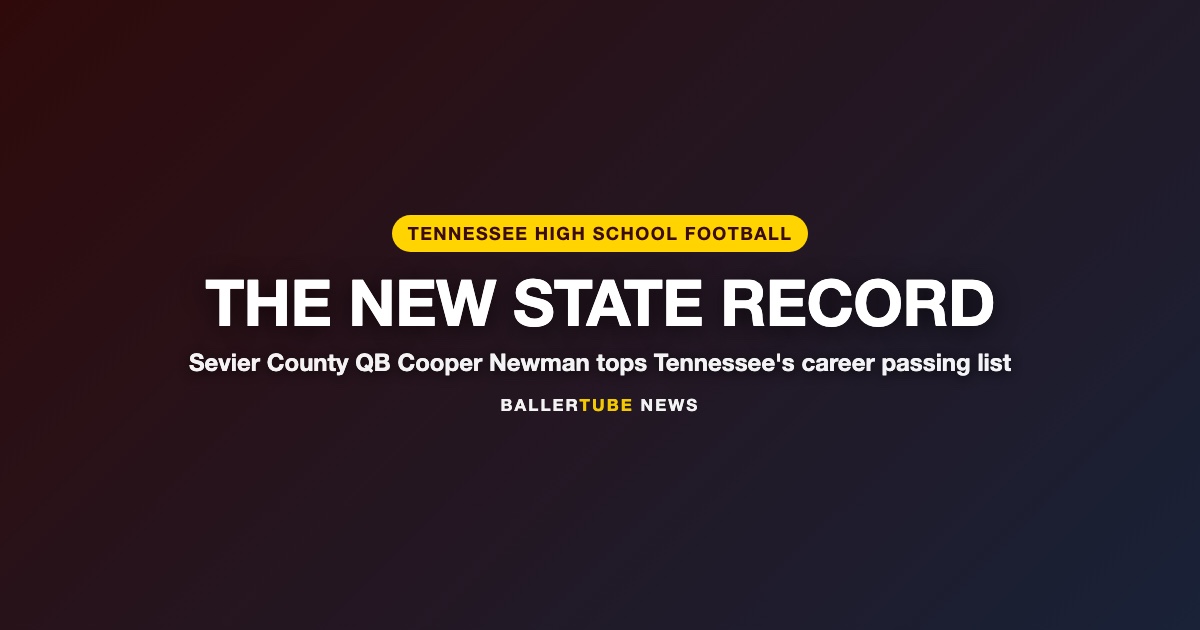 Cooper Newman Becomes Tennessee's Career Passing Yards Leader