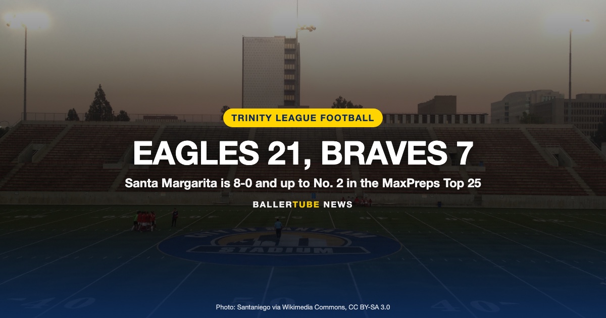 Santa Margarita Shut Out St. John Bosco for Three Quarters and Took the Trinity League Lead