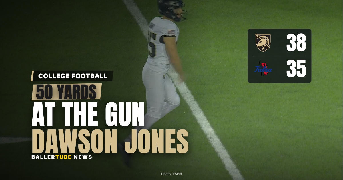 A Blocked Punt and a 50-Yarder at the Gun: Army Steals One at Tulsa
