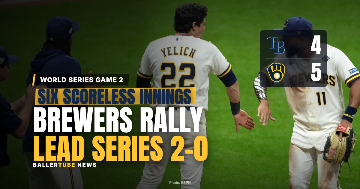 Down 4-0 After One, Milwaukee's Bullpen Threw Six Scoreless Innings in Game 2