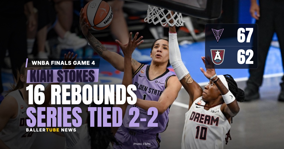 Four Points, 16 Rebounds: Kiah Stokes Evened the WNBA Finals for Golden State