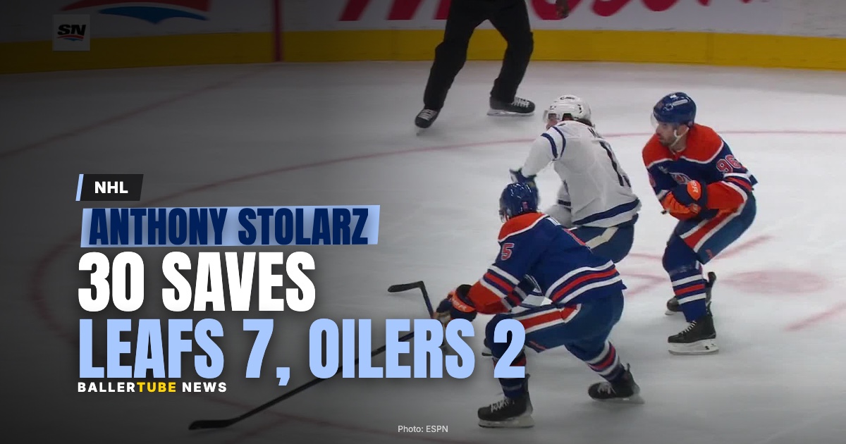 Hit 42 Times, Toronto Won 7-2: Anthony Stolarz and the Leafs' Depth Scorers
