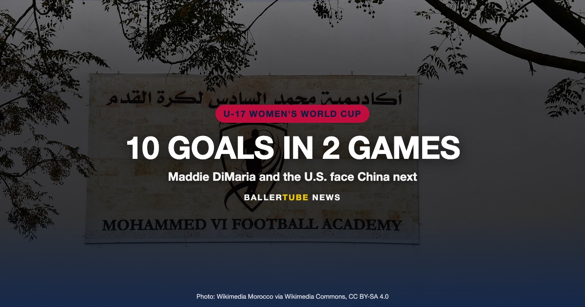 Maddie DiMaria Has 10 Goals in Two Games at the U-17 Women's World Cup