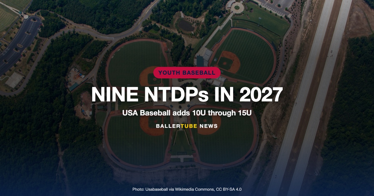 USA Baseball Adds Six NTDP Age Groups, 10U Through 15U, for 2027