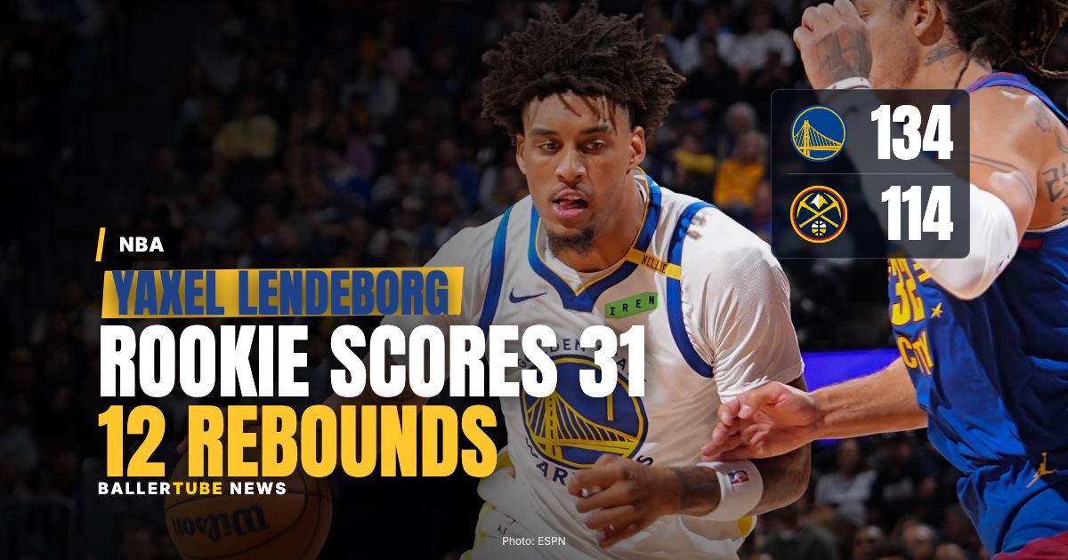 Rookie Yaxel Lendeborg Scored 31 in Denver. Stephen Curry Didn't Miss