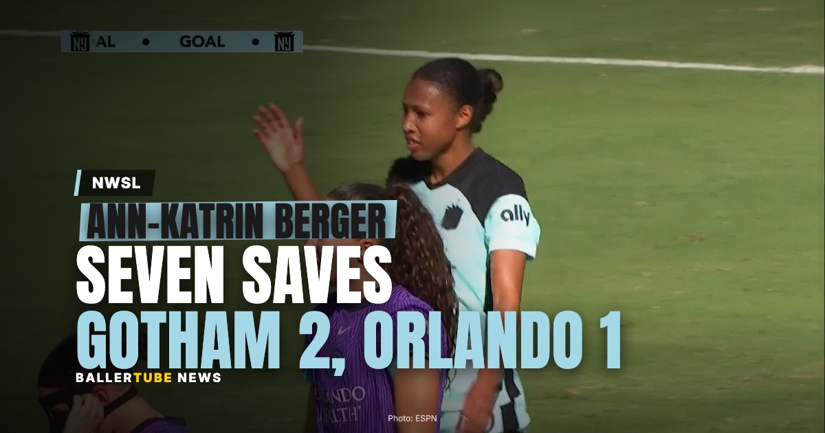 Orlando Outshot Gotham 19-9. Ann-Katrin Berger Made Seven Saves