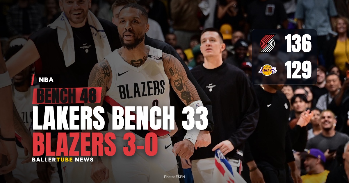 Luka Doncic Scored 41. Portland's Bench Scored 48, and the Blazers Are 3-0