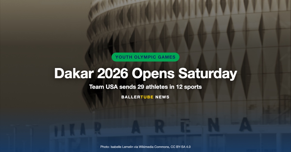 Dakar 2026 Youth Olympics Open Saturday, Africa's First Olympic Event. Team USA Sends 29