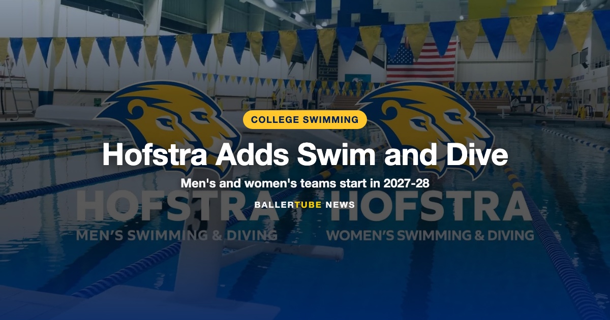 Hofstra Adds Men's and Women's Swimming and Diving, Starting in 2027-28