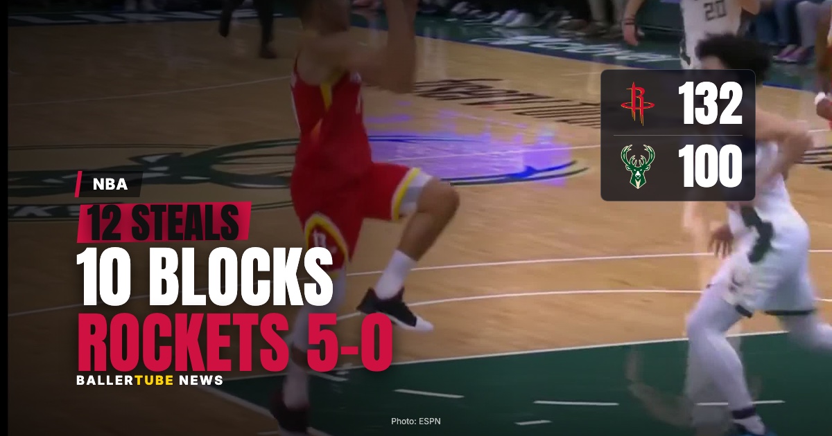 12 Steals, 10 Blocks: Clint Capela and Houston's Defense Took the Rockets to 5-0