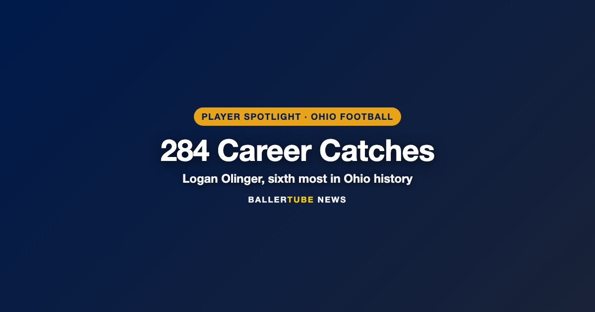 Logan Olinger Has 284 Career Catches, Sixth Most in Ohio History, and Fairview Opens the Playoffs Friday
