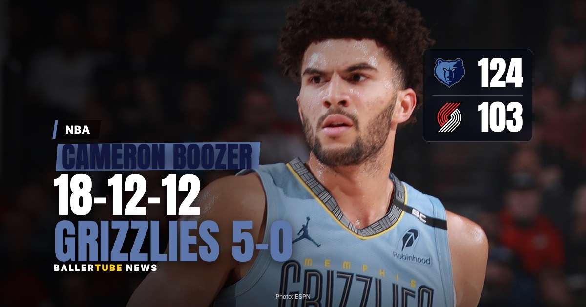 18 Points, 12 Rebounds, 12 Assists in 28 Minutes: Rookie Cameron Boozer Handed Portland Its First Loss