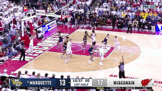 Marquette at Wisconsin | Extended Highlights | Big Ten Men's Basketball | Dec. 2, 2023