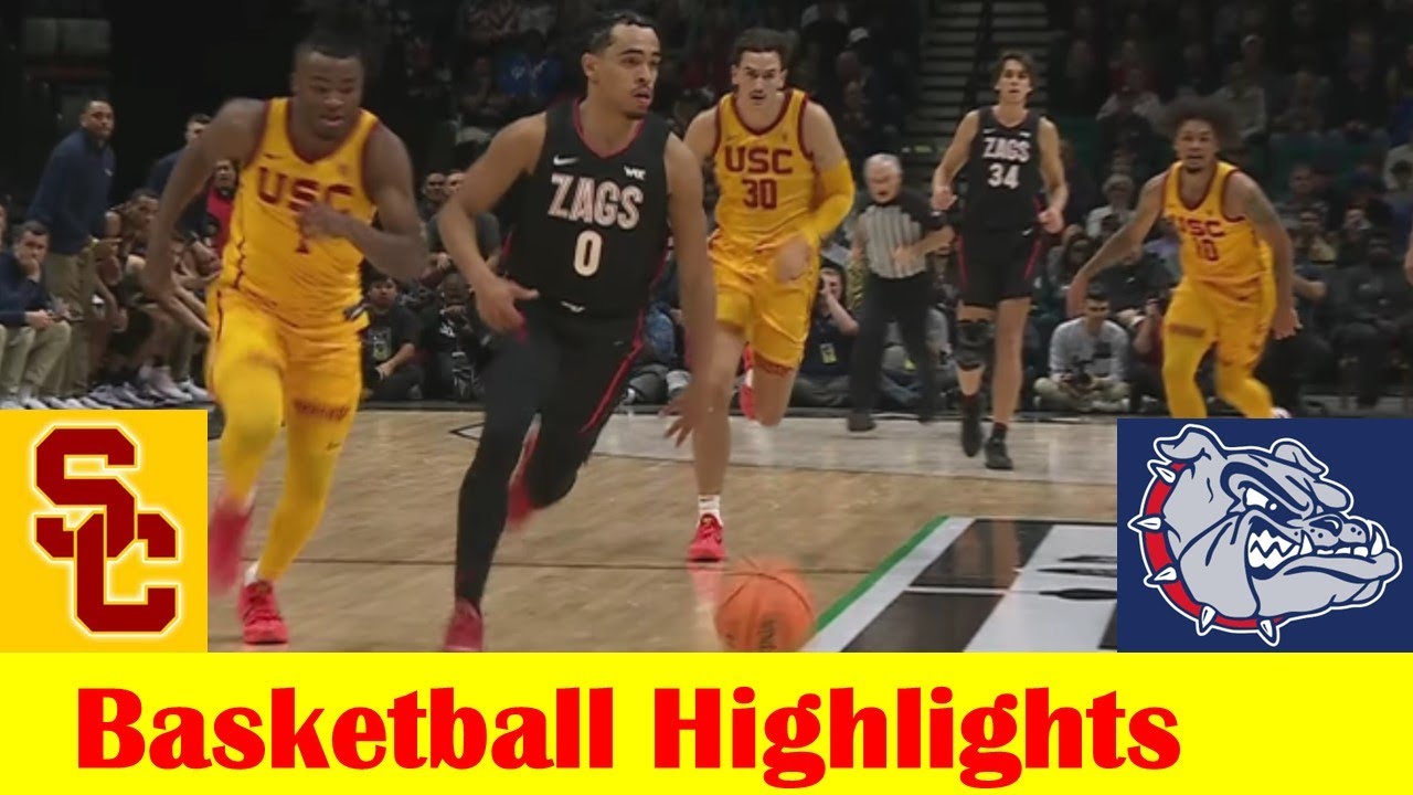 USC vs #11 Gonzaga Basketball Game Highlights 12 2 2023