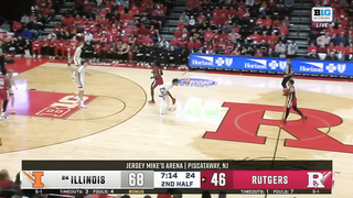 #24 Illinois vs Rutgers Basketball Game Highlights 12 2 2023