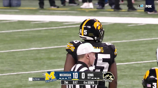Big Ten Championship: Michigan vs. Iowa | EXTENDED HIGHLIGHTS | 12/3/2023 | NBC Sports
