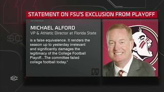 FSU AD condemns CFP selection snub: 'The committee FAILED college football' | SportsCenter