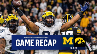 No. 2 Michigan SHUTS OUT No. 16 Iowa To Win 3rd Straight Big Ten Title I Game Recap I CBS Sports