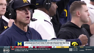 No. 2 Michigan SHUTS OUT No. 16 Iowa To Win 3rd Straight Big Ten Title I Game Recap I CBS Sports