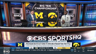 No. 2 Michigan SHUTS OUT No. 16 Iowa To Win 3rd Straight Big Ten Title I Game Recap I CBS Sports