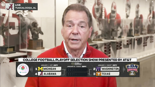 'Alabama EARNED THE RIGHT to be here' - Nick Saban on making CFP over FSU | CFP Selection Show