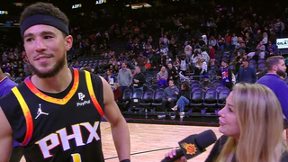 Devin Booker on KD becoming 10th all time in scoring