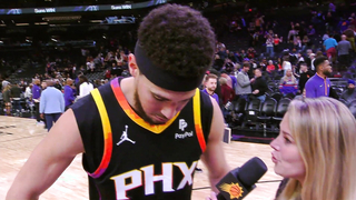 Devin Booker on KD becoming 10th all time in scoring