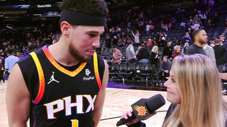 Devin Booker on KD becoming 10th all time in scoring