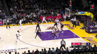 LeBron STARES DOWN Dillon Brooks after scoring on him