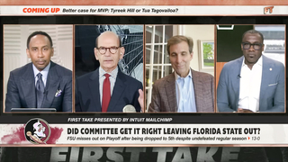 Paul Finebaum thinks Stephen A. Smith IS AT FAULT for FSU’s CFP omission?! | First Take