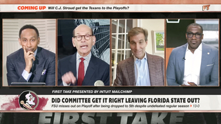 Paul Finebaum thinks Stephen A. Smith IS AT FAULT for FSU’s CFP omission?! | First Take